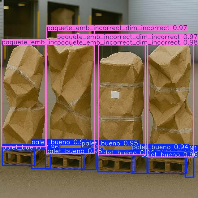 Predicción visual 09 del modelo sobre mercancía logística